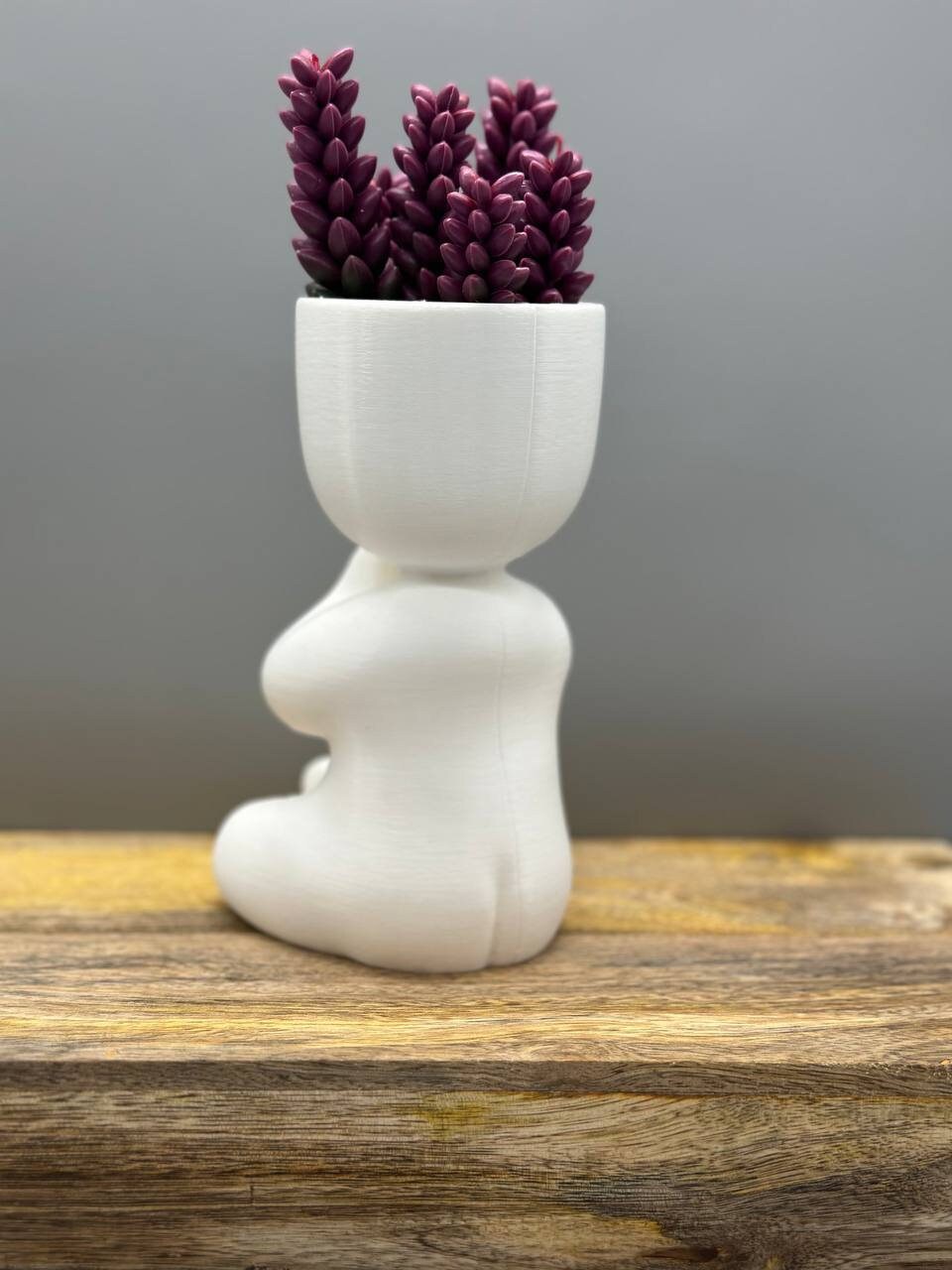 Yoga Indoor Plant Pots, Handmade Planter, Small Plant Pot | Indoor Plant stand