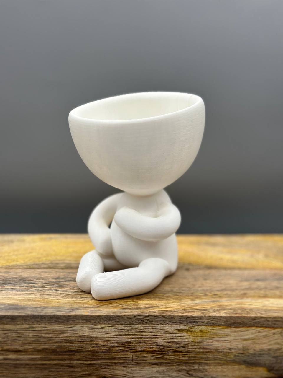 Pregnant People Planter - Pregnant Planters - Pots with Drainage - Hug - Crossed Legs with a Bow in the Oven - Midwife Gift Idea