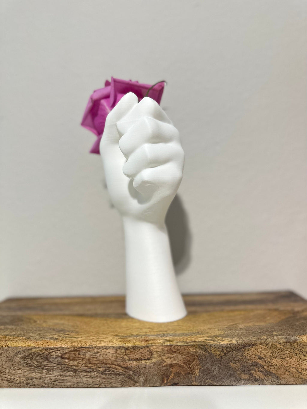 hand vase for flowers, 3D printed vase, vase hand, flower vase, unique art vase Hand vase, dried flowers holder, modern hand vase