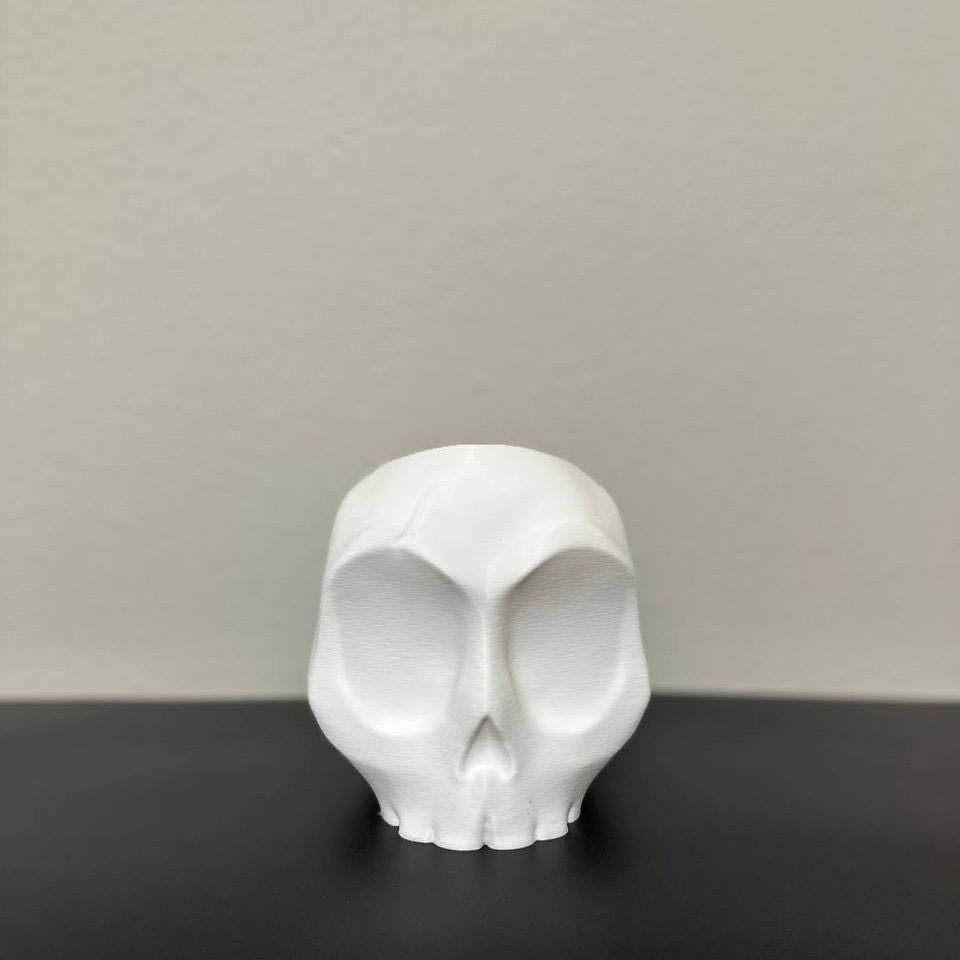 Skull Planter Pot - Unique Skull Pot for 3D Printing Enthusiasts, Skull Planter Pot - Human Skull - Skull Vase - Skull Pot - Skull Planter