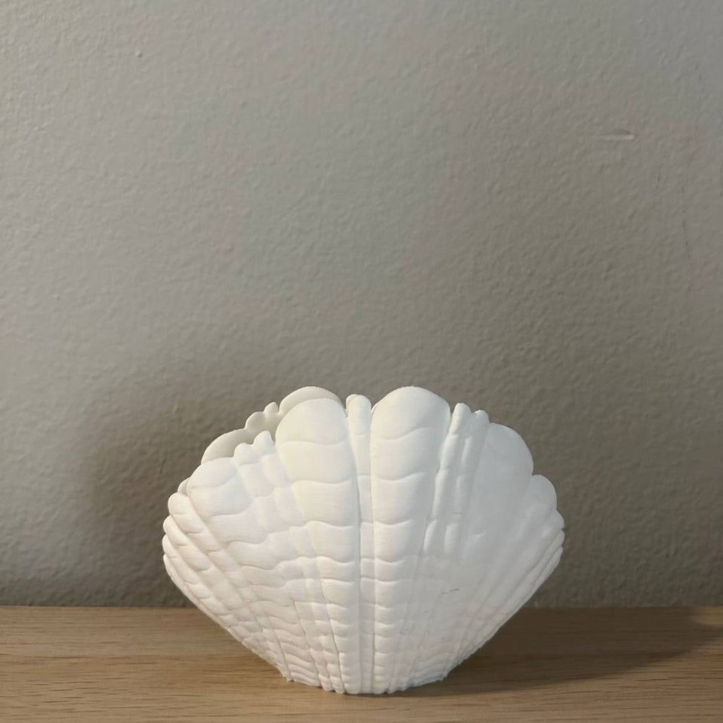Shell Vase, seashell vase, flower vase, beach decor, Oyster vase Creative Shell 3D Printed Vase, Flower Pot Home Decoration