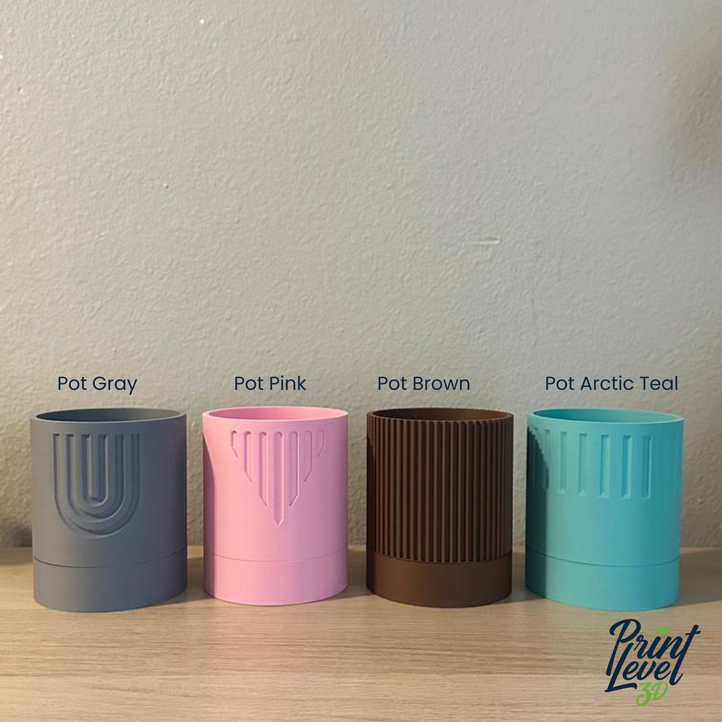 Plant pot, planter pot with drainage 3D Printed, Nordic Minimalist, Boho Succulent planter, Home Decor Gift