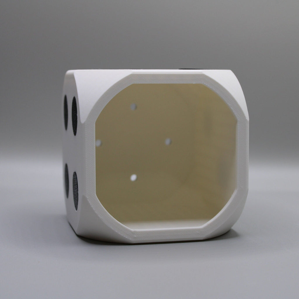 Dice succulent planter with drainage holes 4 inch, 3D printed planter, valentine home decor, Flowerpot Home Decor