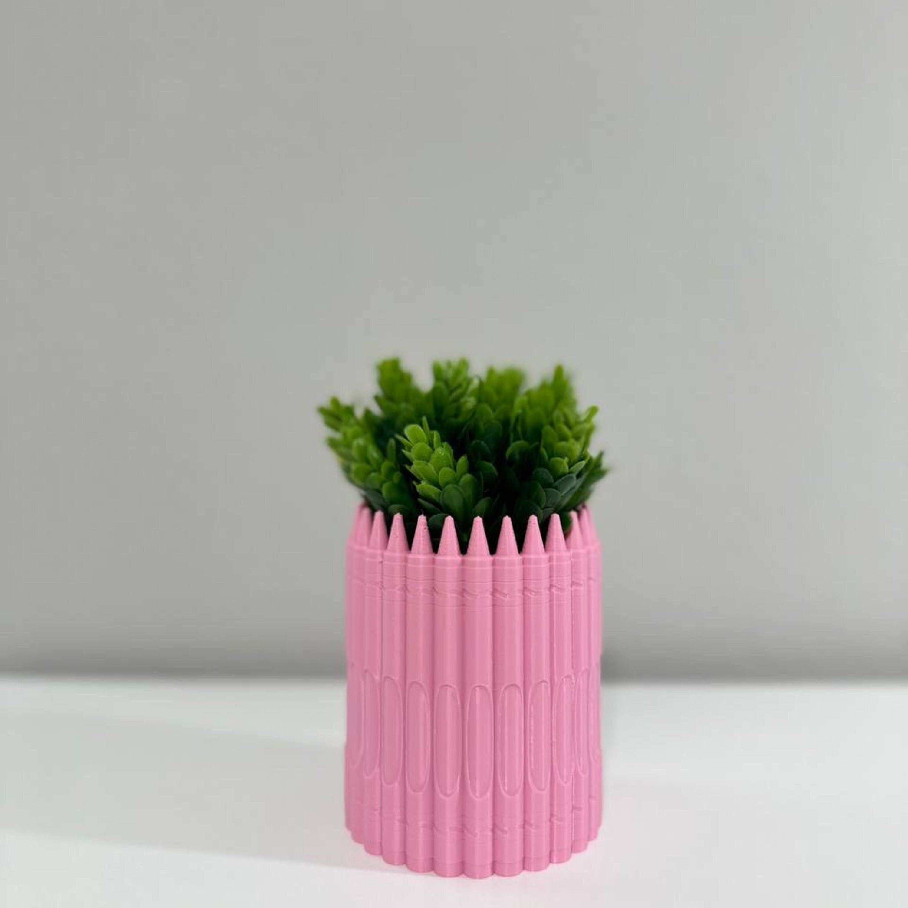 3D printed planter Crayon Pencil, Holder Cup for Your Home and Office, makeup brush holder, teacher pencil holder, Love planter Gifts