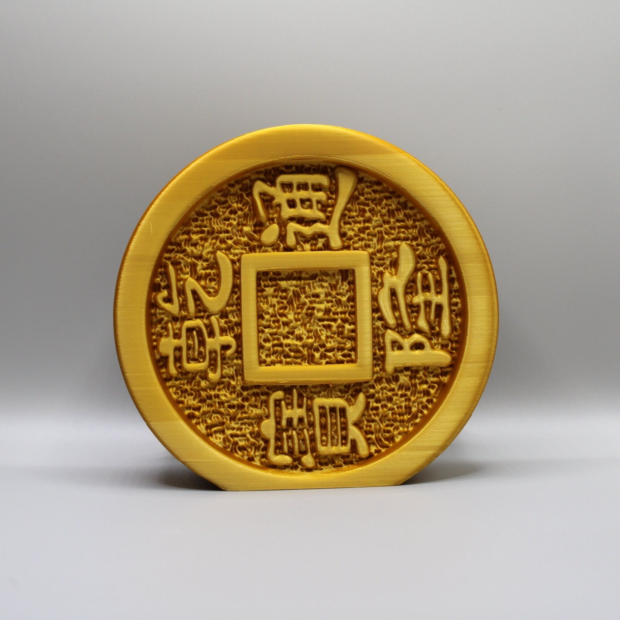 Year Of The Dragon Planter with drainage Chinese coins, Zen Desk Planter, chinese planter, pots with drainage, 3D printed planter