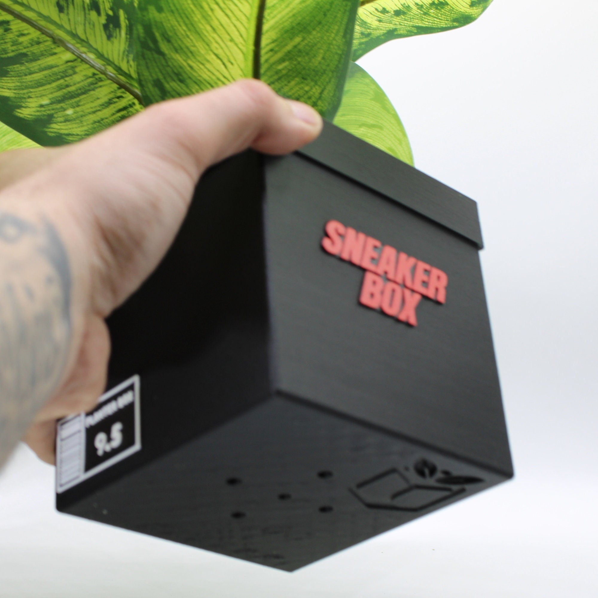 Sneakers Box Planter Pot - 3d printed planter - Sneakers Box Decor - Plant Pot for Indoor Plants - Unique planter with Drainage hole