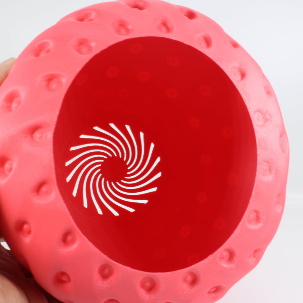 Strawberry Planter pot - Pots With Drainage - Handmade 3D Printed Vase - 3D Printed Planter - Strawberry Vase - Handmade Planter