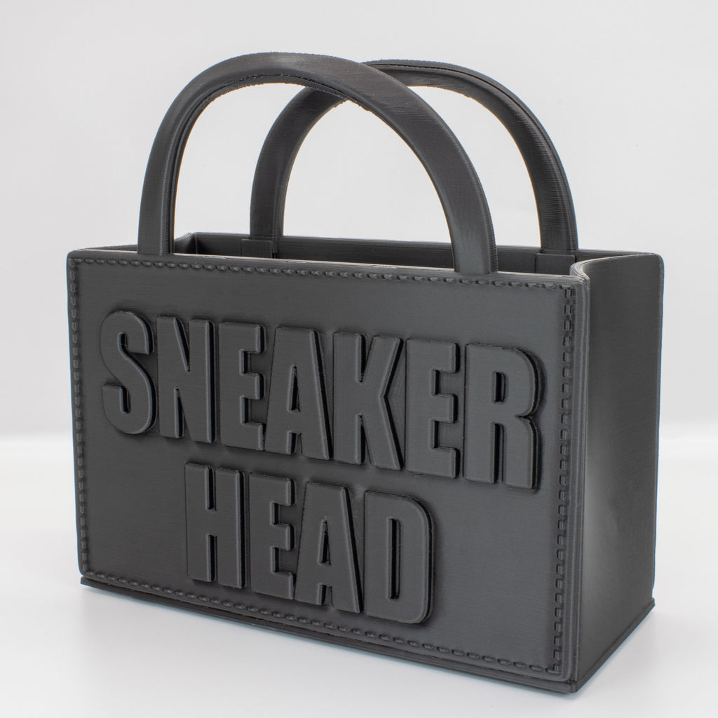 3D Printed Sneaker Head Vase, Purse Flower Vase Print, Sneaker Head Gift Flower Vase, Handbag Planter, Flower Pot Home Decoration