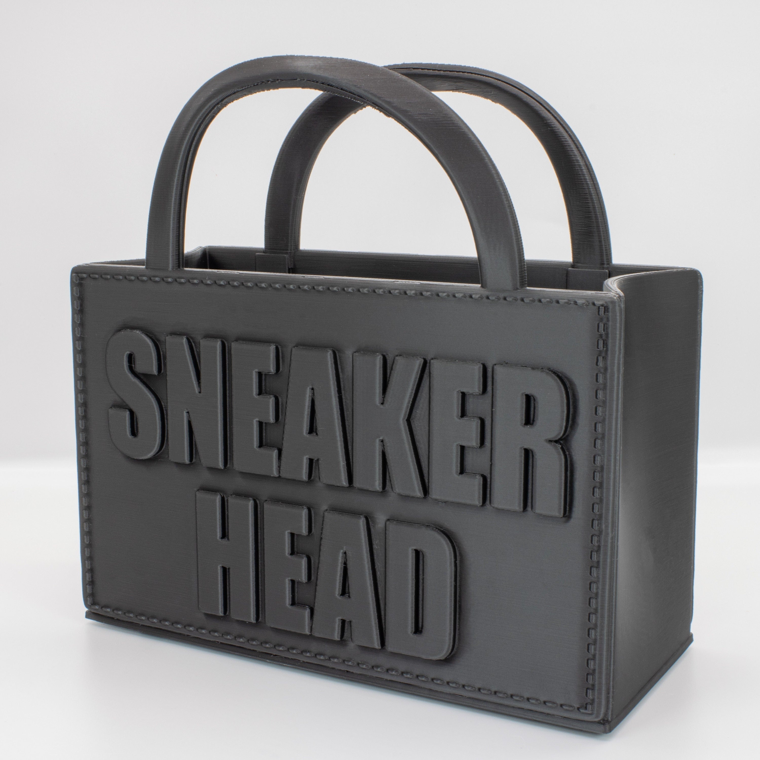 3D Printed Sneaker Head Vase, Purse Flower Vase Print, Sneaker Head Gift Flower Vase, Handbag Planter, Flower Pot Home Decoration
