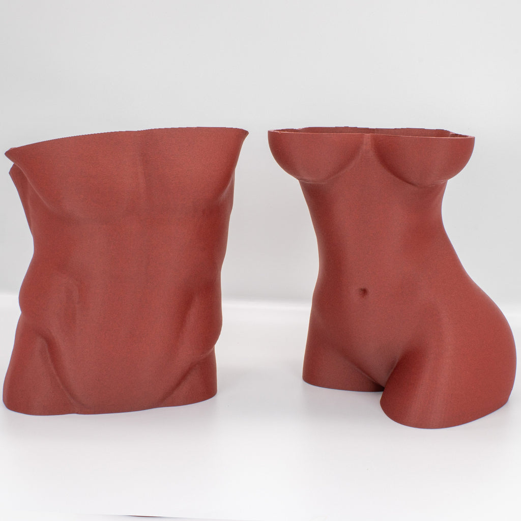 Intimate Sculpture 3D Printed Vase Modern Vase for Flowers, Body female Vase, Body man Vase Decor, Minimalist Vase