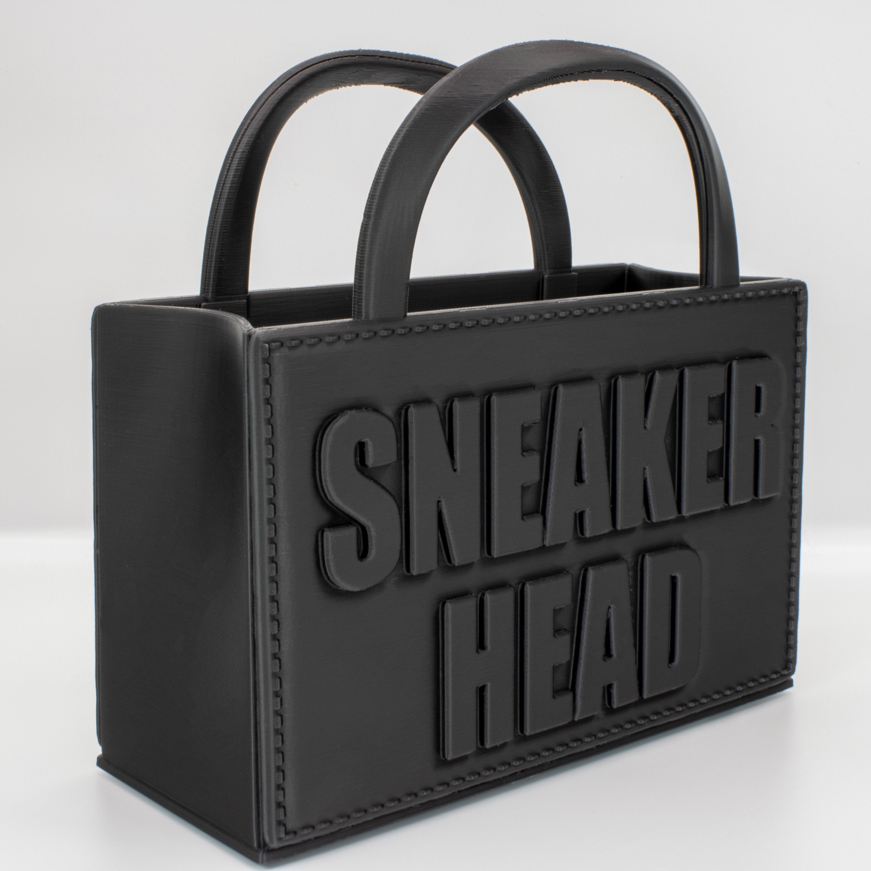 3D Printed Sneaker Head Vase, Purse Flower Vase Print, Sneaker Head Gift Flower Vase, Handbag Planter, Flower Pot Home Decoration