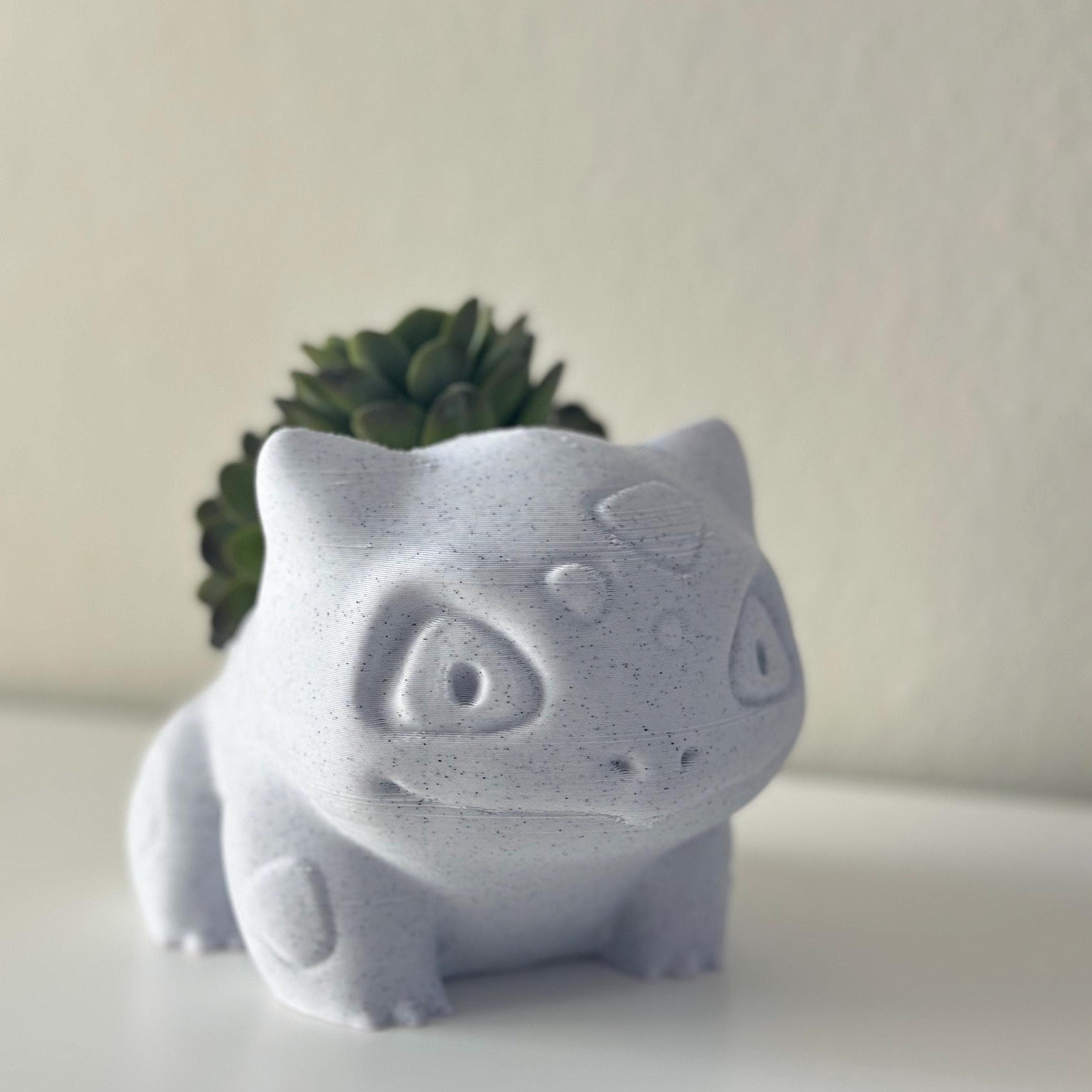 Bulba Frog Planter Pot for Succulent - Indoor Home Office Decor - Cute Lightweight 3D Plant Pot