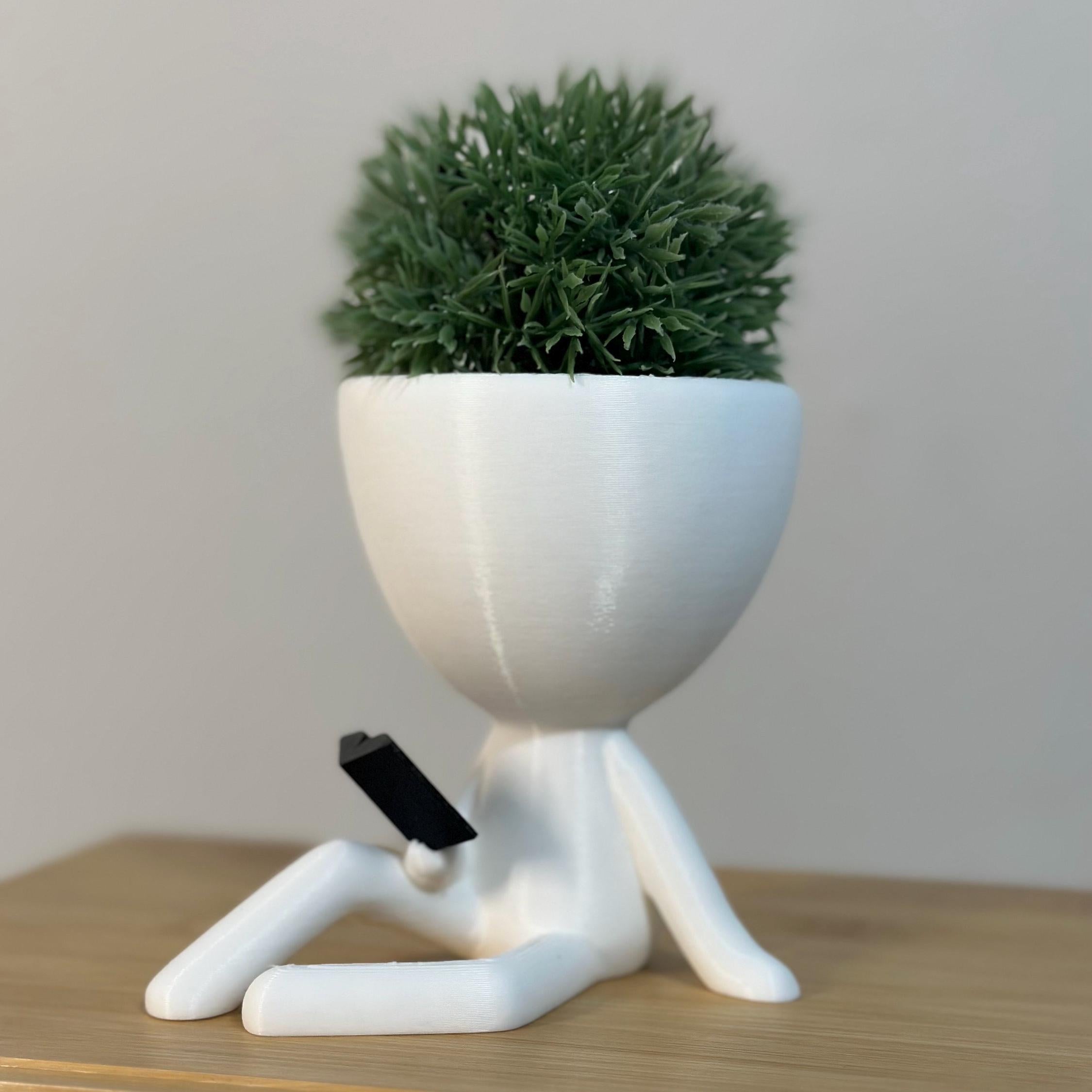 People Planter Book Reader Pots With Drainage - People Planter pot- Succulent Planter - Person Planter - Plant Pot Gift - Book Lover Ideas