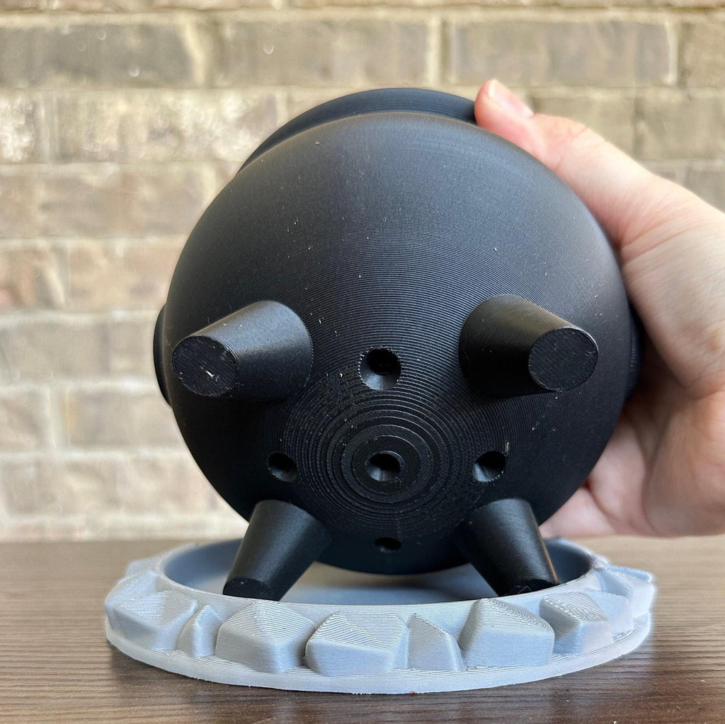 Witch Cauldron Planter Pots With Drainage - FREE SPOON and Drain Tray -  Home Decor - Hoco Pucus 3D printed planter - Halloween decor