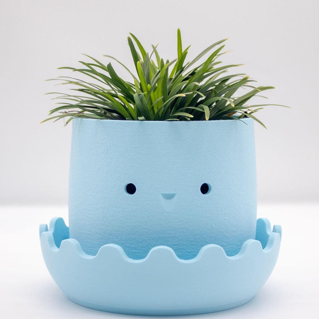 Crying Pots for Indoor Plants - Happy Plant Pot - Smiling Decor -Cute Gardening Gift, 3D printed planter
