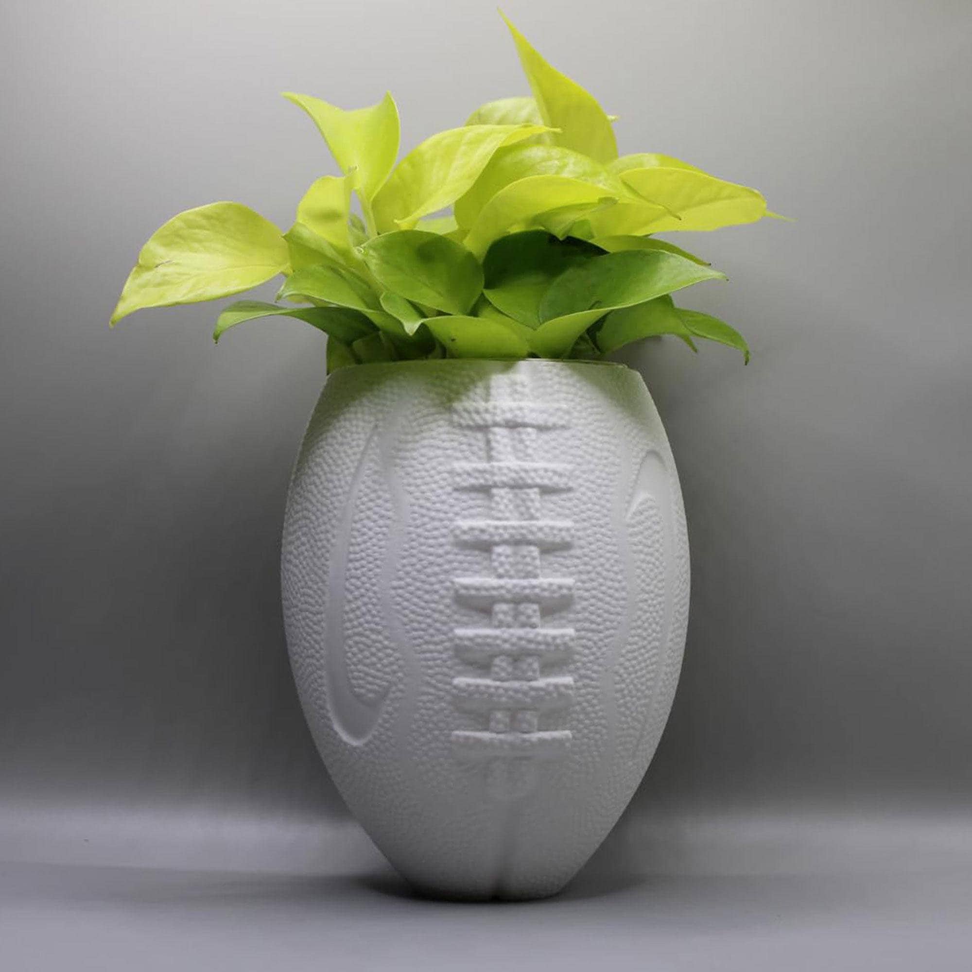 American Football Planter Pot 3D Printed - Plant Pot for Indoor Plants - Unique planter for indoor and outdoor with Drainage hole