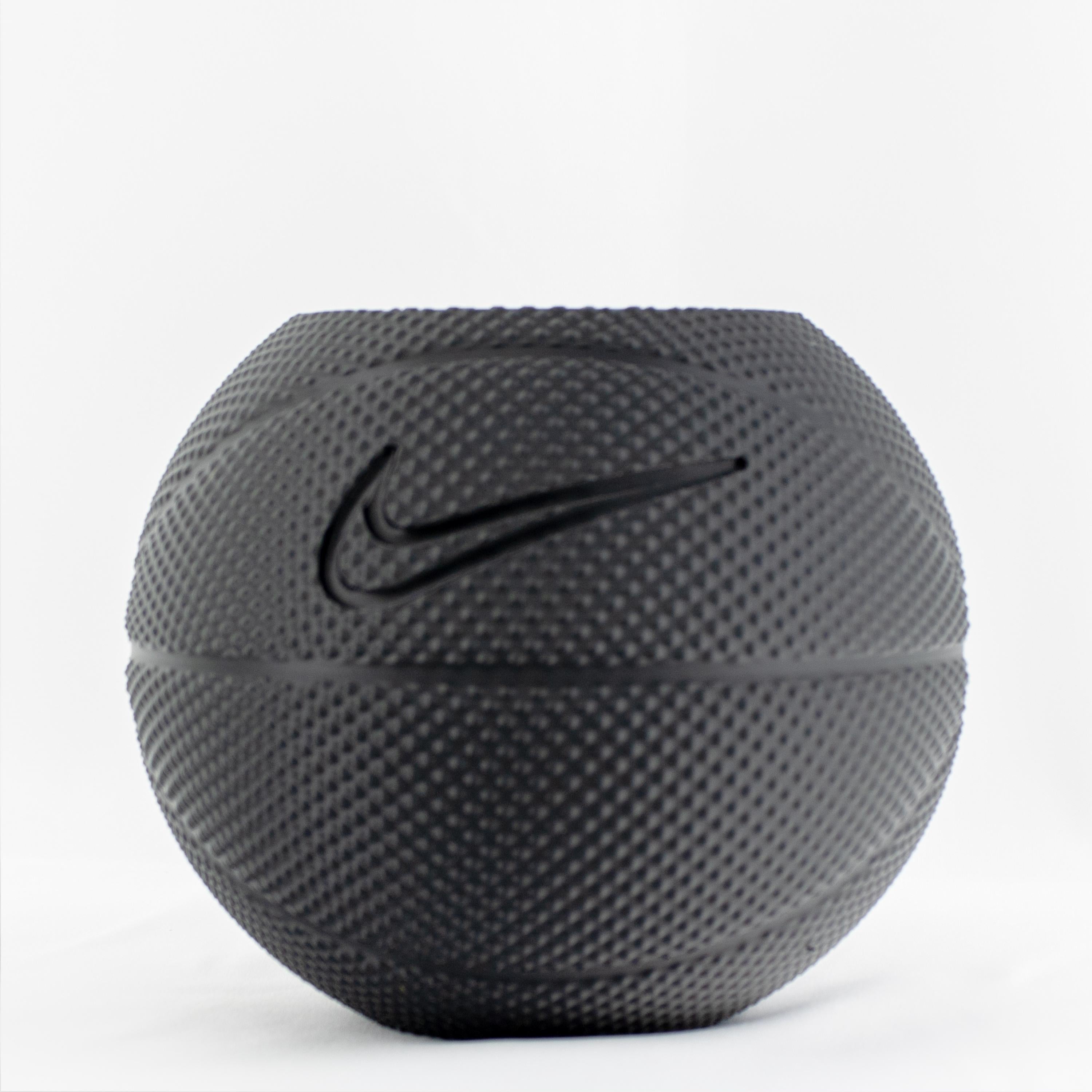 Basketball Planter Pot 3D Printed With Drainage Hole