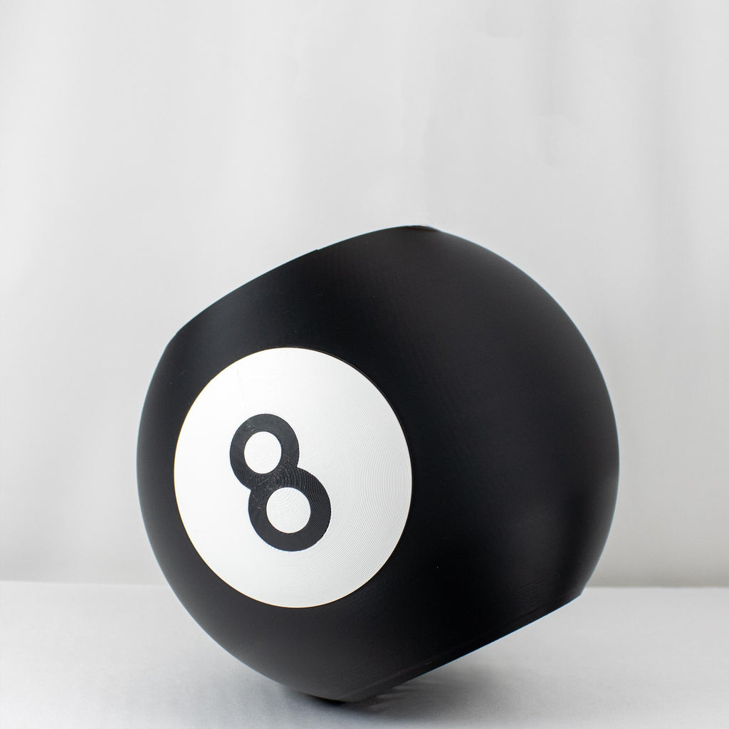 8-Ball Planter Pot with Drainage - Modern Decor for indooor - Gardening Enthusiasts -  Eco-Friendly -  Unique Plant Pot - Billiard Planter
