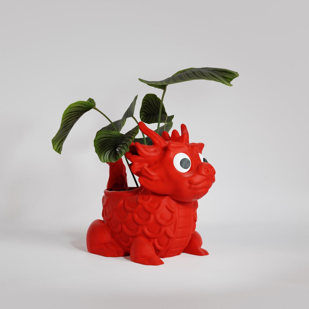 Dragon Planter Pot | Year of the Dragon Succulent Pot with Drainage | Indoor & Outdoor Fantasy Plant Holder | 3D printed planter | New Year