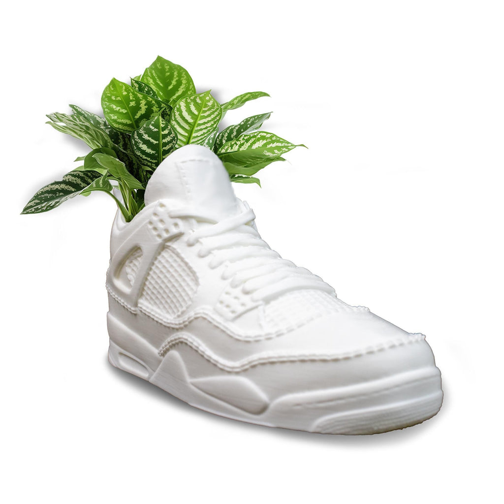 J4 Retro Shoe Planter Pot 3D printed - Pen Holder & Pencil Holders - Plant Pot for Indoor Plants - Sneakerhead decor - gift for him