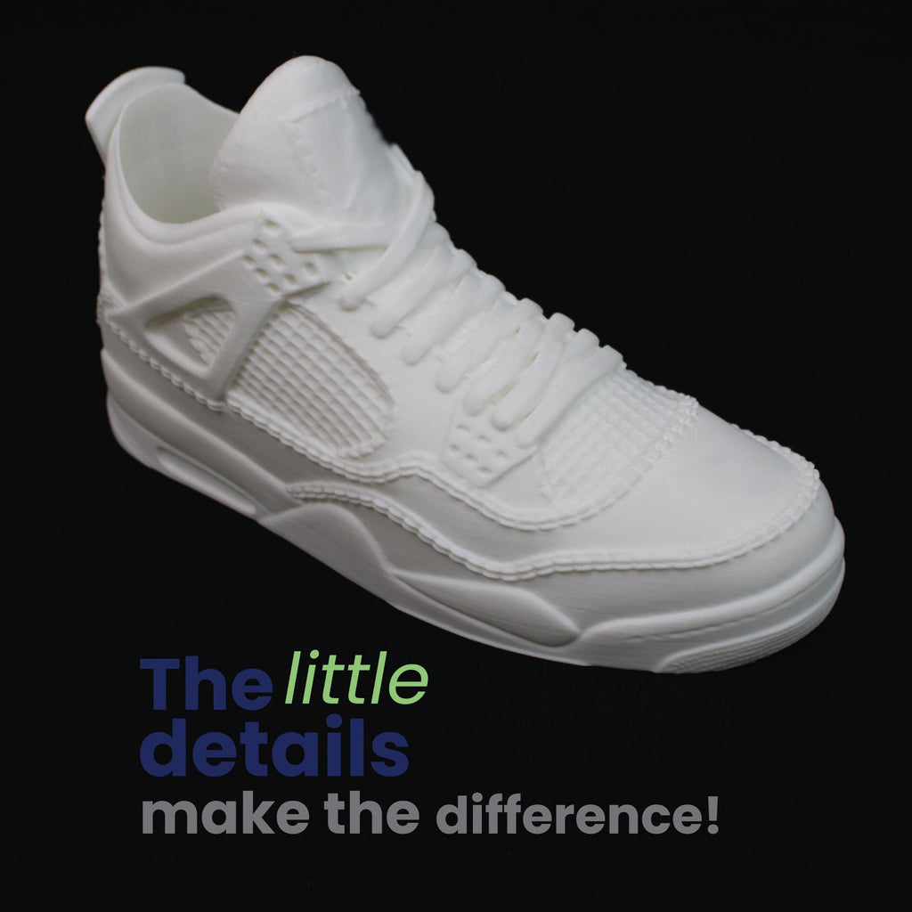 J4 Retro Shoe Planter Pot 3D printed - Pen Holder & Pencil Holders - Plant Pot for Indoor Plants - Sneakerhead decor - gift for him