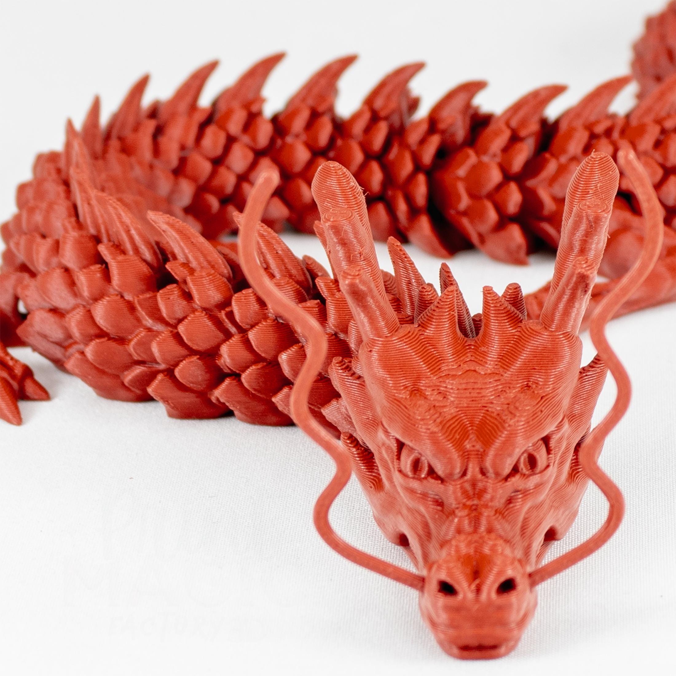 Articulated 3D Printed Dragon with Egg - Dragon Flex The Magical Fantasy Figurine for kids and adults -  ADHD - autism - relief anxiety