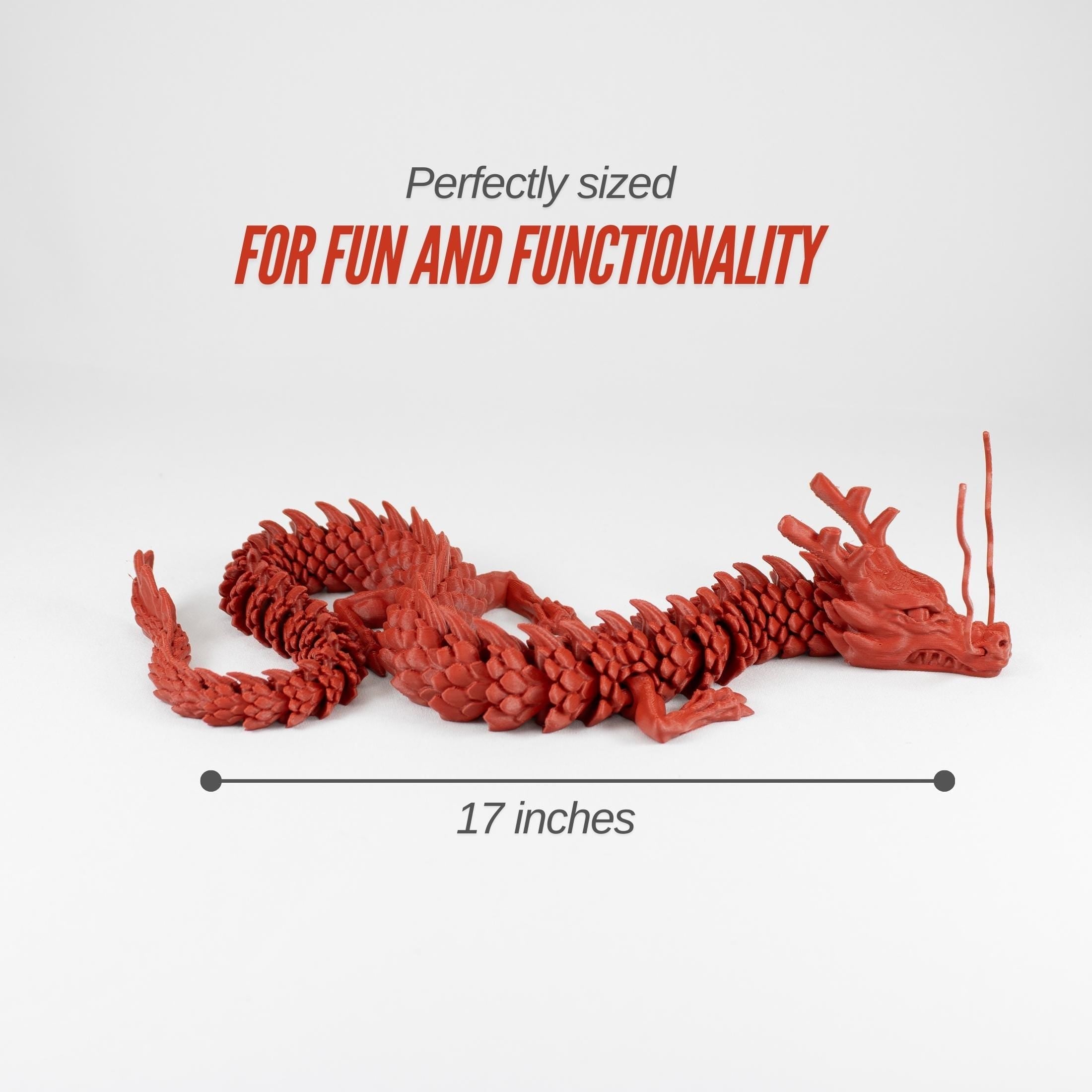 Articulated 3D Printed Dragon with Egg - Dragon Flex The Magical Fantasy Figurine for kids and adults -  ADHD - autism - relief anxiety