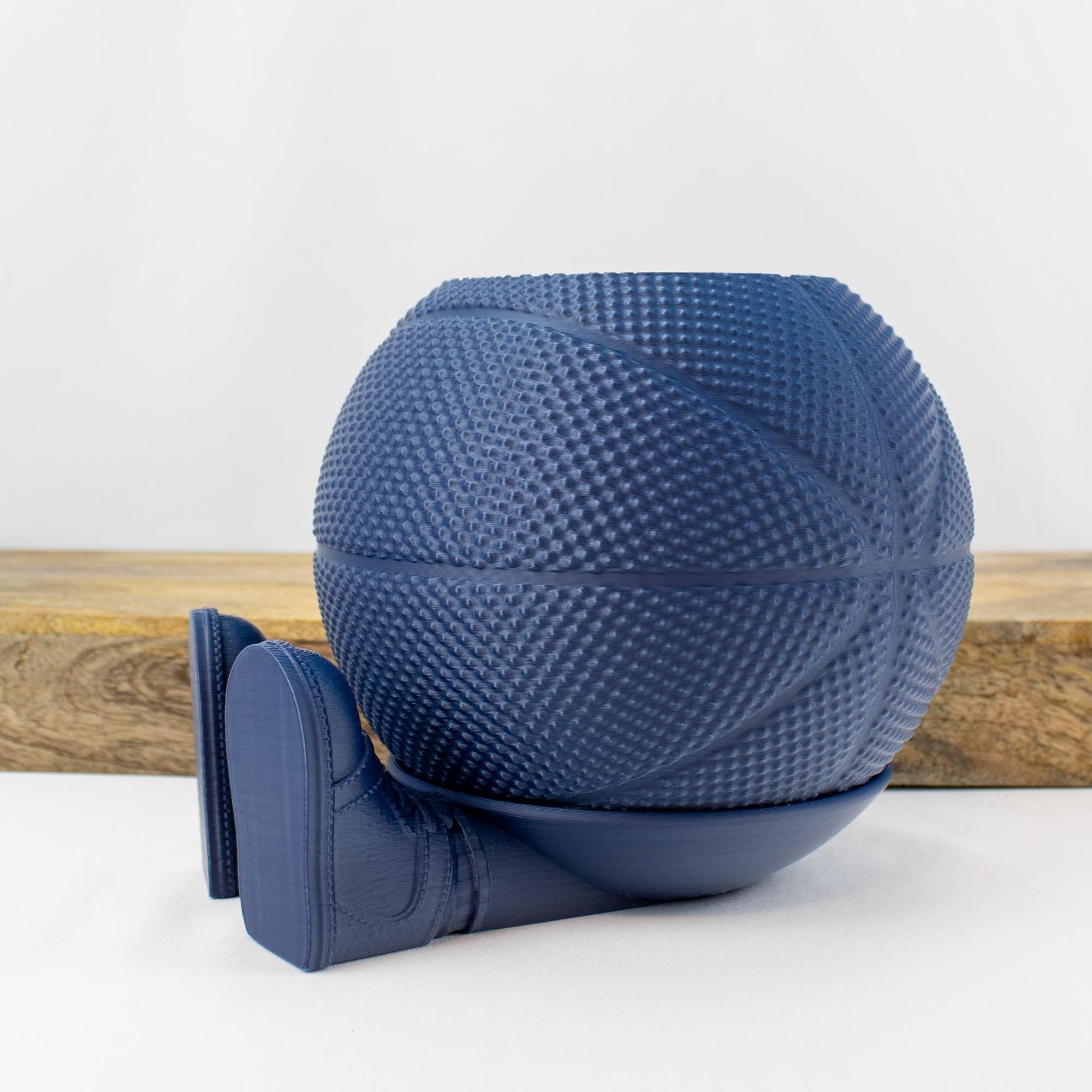 All-Star Planter Pot - Basketball Planter Pot 3D Printed With Drainage Tray - Urban Plant Pot - Streetwear planter - Gift for sneaker lovers