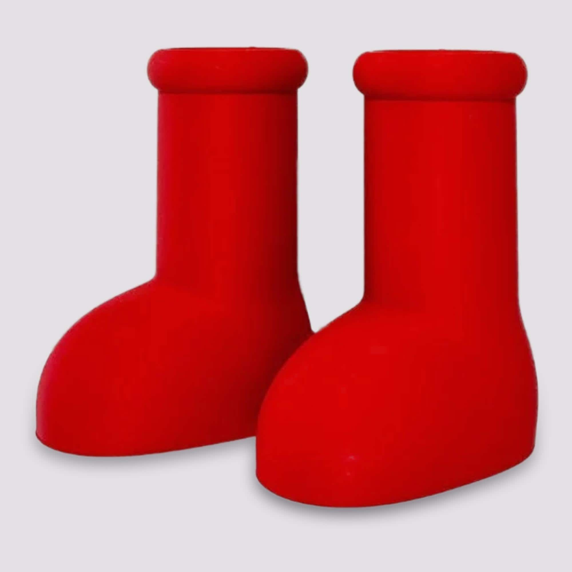 Pair of Big Red Boots - Pen and Pencil Cup Holder - Home decor - Cartoon Boots - 3D Printed
