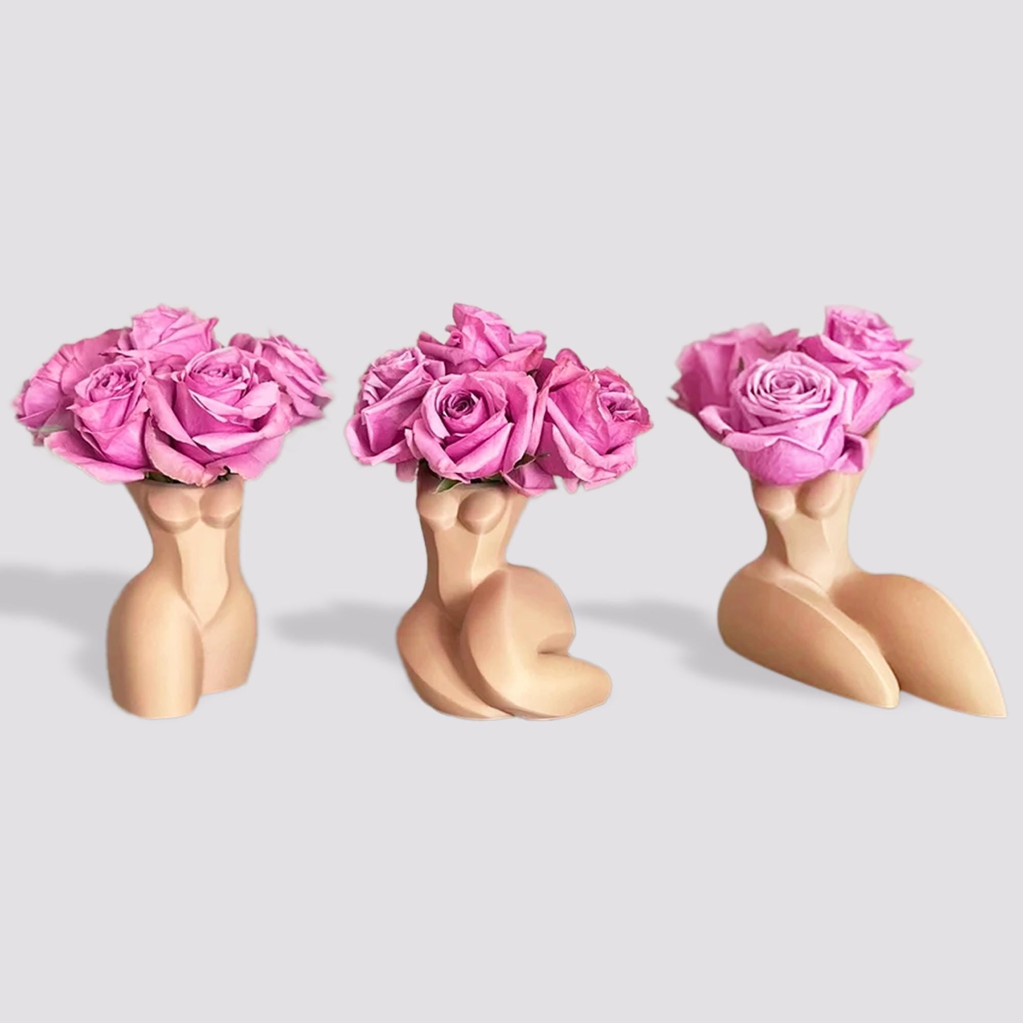 3D Printed Vase Collection, naked women Flower Pot, Boho Body Vase , Female Sculpture Vase, naked women Flower Pot