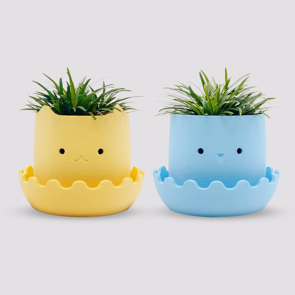 Crying Pots for Indoor Plants - Happy Plant Pot - Smiling Decor -Cute Gardening Gift, 3D printed planter