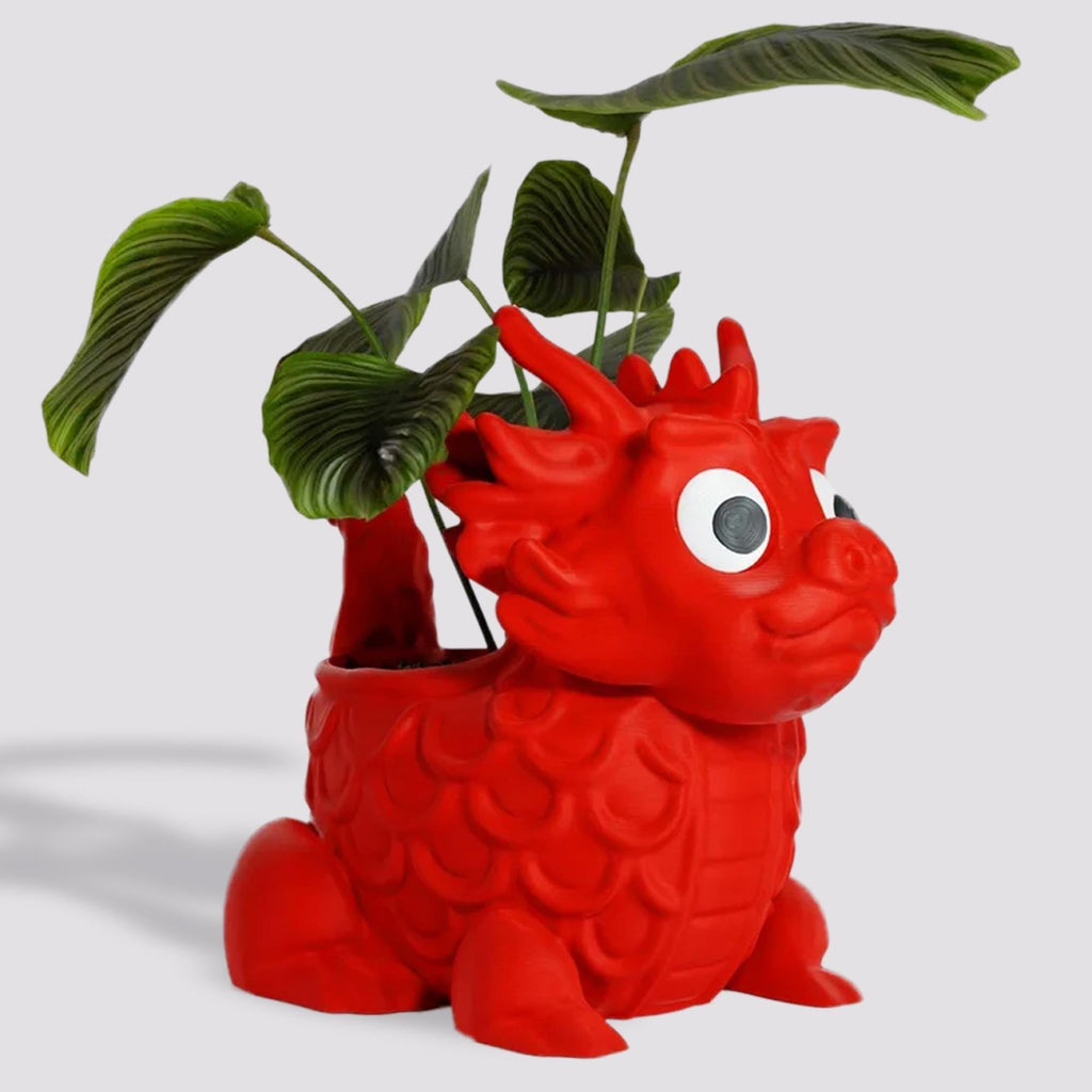 Dragon Planter Pot | Year of the Dragon Succulent Pot with Drainage | Indoor & Outdoor Fantasy Plant Holder | 3D printed planter | New Year