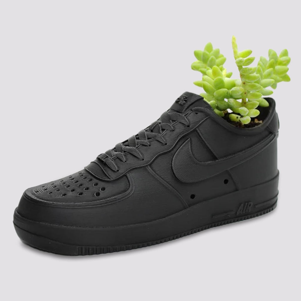 Sneakers Planter Pot – 3D-Printed Low-Top Sneaker Design | Stylish Indoor & Outdoor Pen Holder with Drainage for Fun, Functional Decor