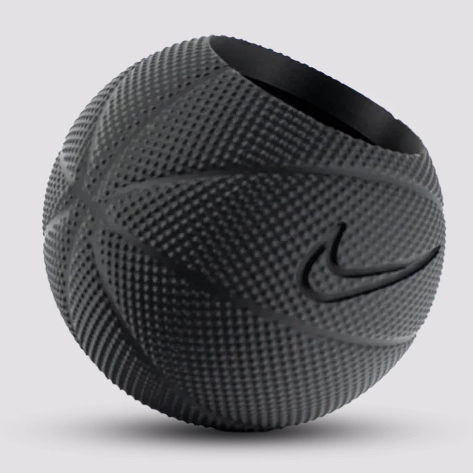 Basketball Planter Pot 3D Printed With Drainage Hole