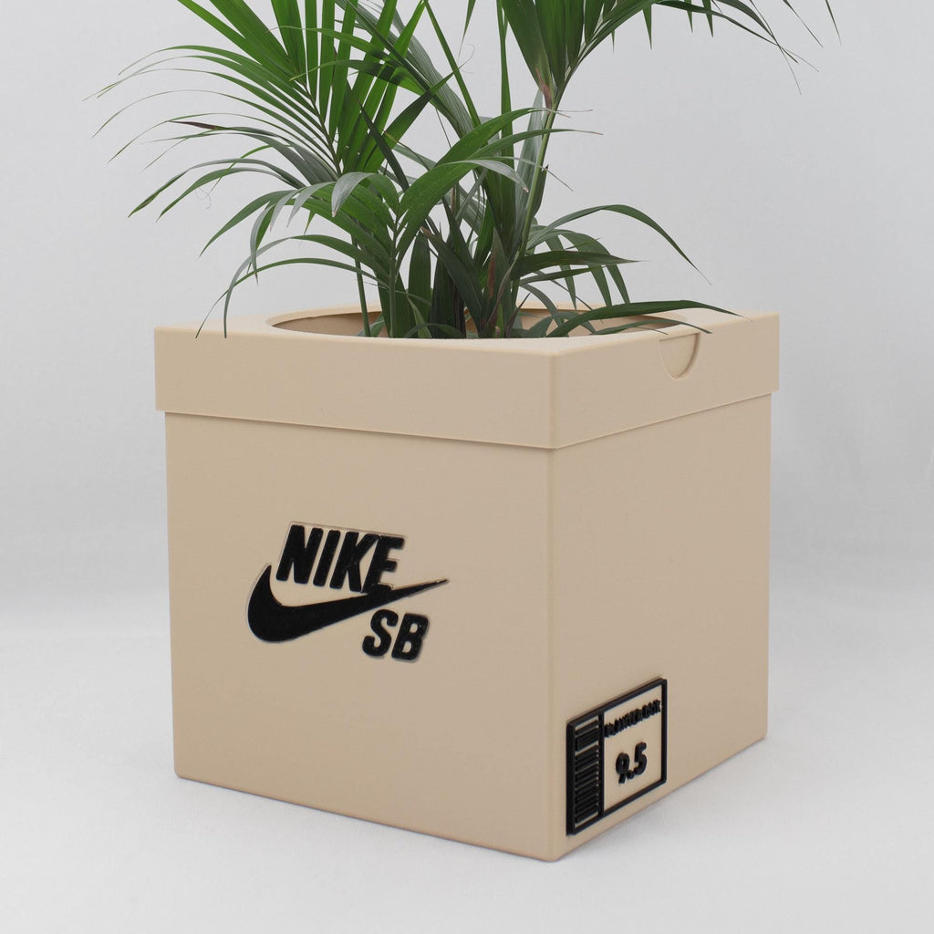 Sneaker SB Skateboarding Box Planter  Pot - 3d printed planter - Plant Pot for Indoor Plants - Unique planter with Drainage hole - SBs box