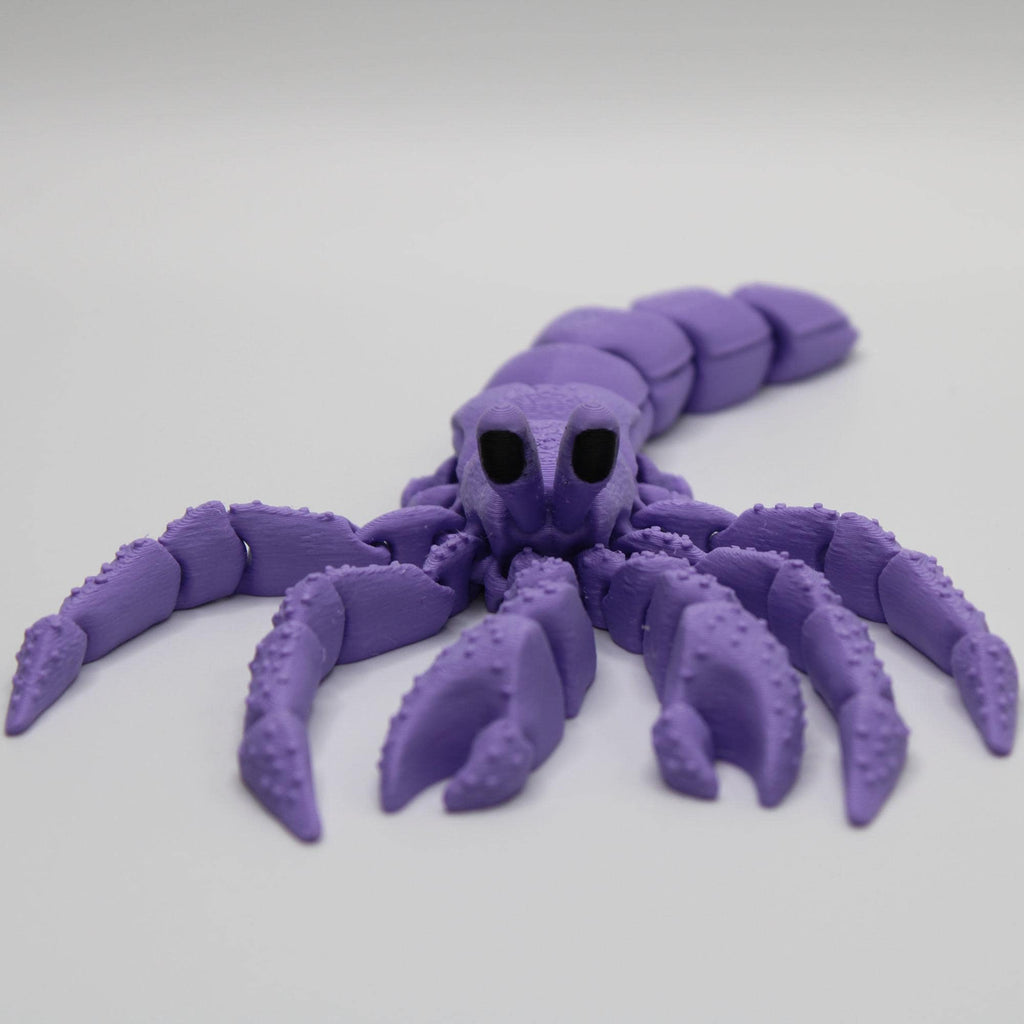 Hermit Crab Flexible 3D Print, Home Decore with our Flexible and Posable HermitCrab, office decorator 3D printed - Articulated Hermit Crab